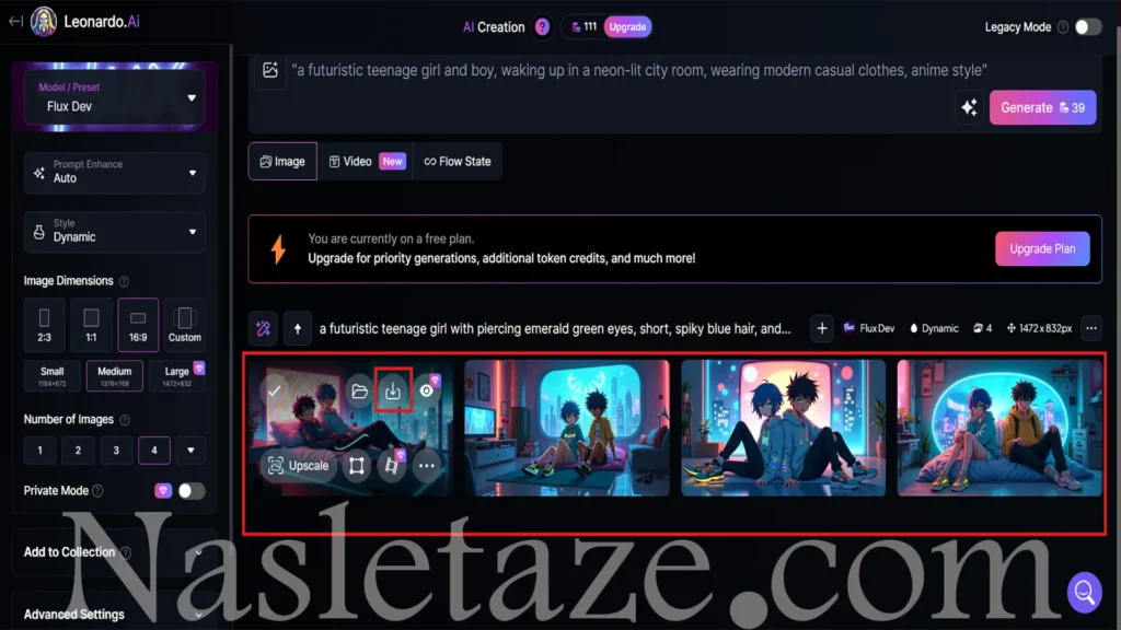 مراحل ساخت انیمیشن کوتاه با هوش مصنوعی با ابزار Leonardo.ai
